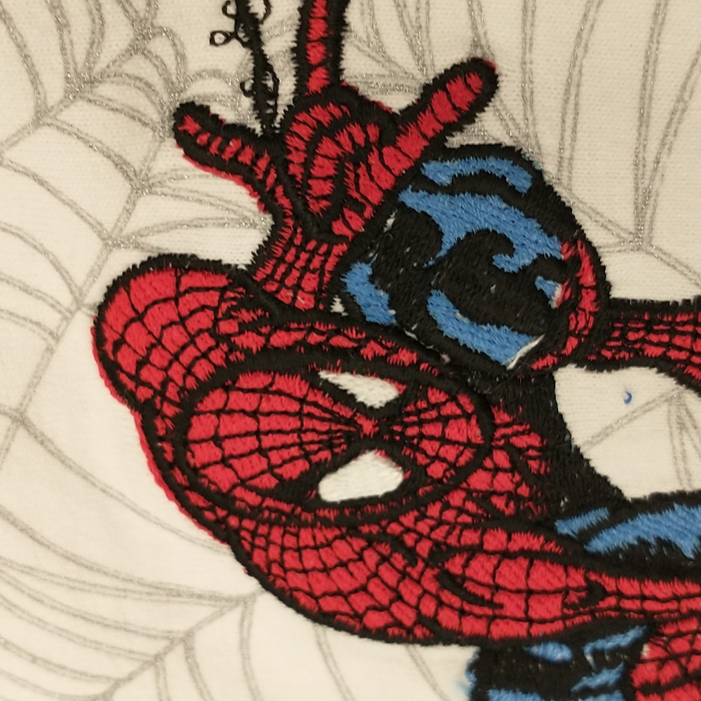 USA Made Spiderman Tee American Class Embroidered Super highQuality Hero t shirt - Picture 3 of 8